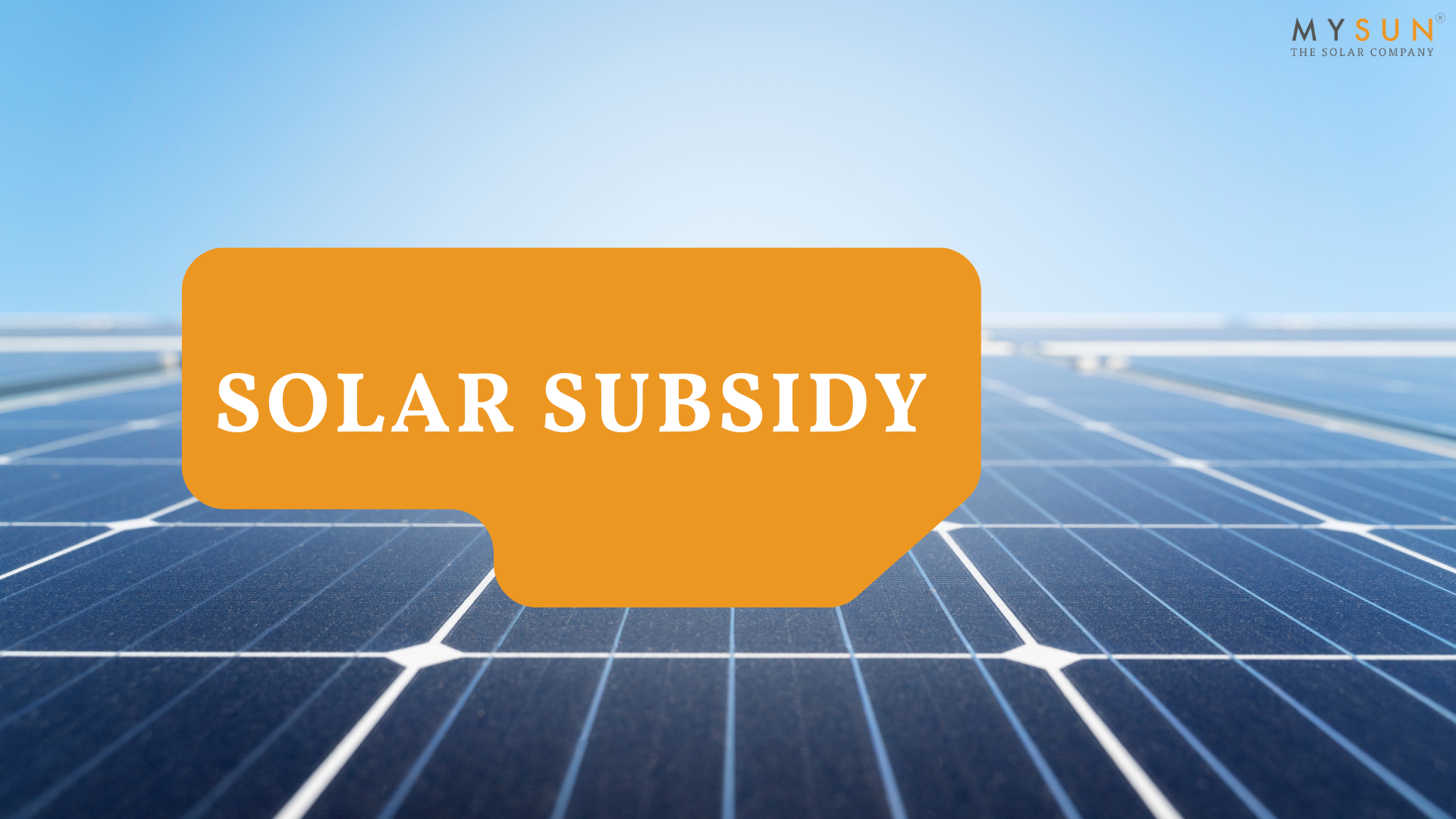 Big Announcement On Solar Subsidy For Homes Rediscover The Sun With 